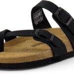 CUSHIONAIRE Women's Luna Cork Footbed Sandal With
