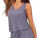 JUSTFASHIONNOW Womens Pajama Sets with Pockets