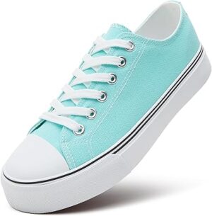 ZGR Womens White Tennis Shoes for Women,Lace up