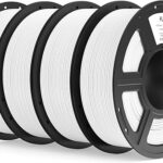 ELEGOO PLA+ Filament 1.75mm White 4KG, High