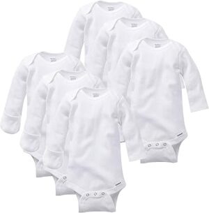 Gerber unisex-baby Multi-pack Long-sleeve Onesies
