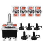 Nilight 5 Pack 6Pin Heavy Duty Rocker Toggle