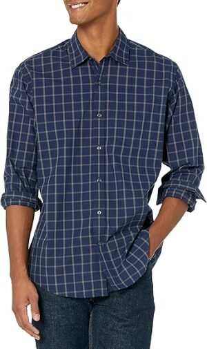 Amazon Essentials Men's Regular-Fit Long-Sleeve