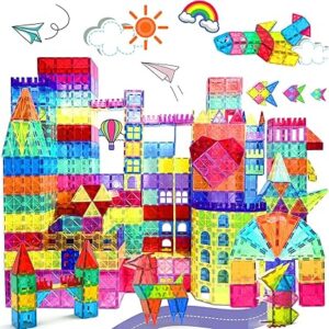 Magnetic Tiles - 100 Pieces Magnetic Blocks for