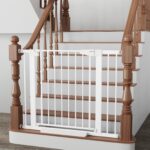 Cumbor 29.7-40.6" Baby Gate for Stairs, Mom's