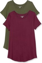 Amazon Essentials Women's Short-Sleeve Scoopneck