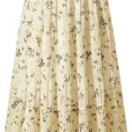NASHALYLY Women's Chiffon Elastic High Waist