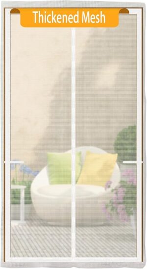 Upgraded Magnetic Screen Door Thicker 250g/m²