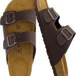CUSHIONAIRE Lane Cork Footbed Mens Sandals,