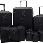 Wrangler Venture Luggage and Travel, Black,