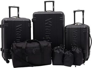 Wrangler Venture Luggage and Travel, Black,