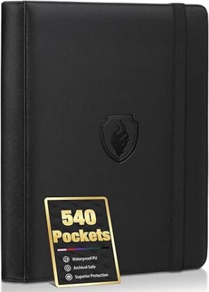 Premium 9 Pocket Card Binder for 540 Cards,