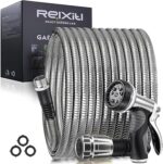 25FT Metal Garden Hose - Stainless Steel, Heavy