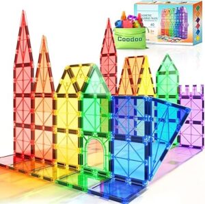 Magnetic Tiles Kids Toys STEM Magnet Toy for