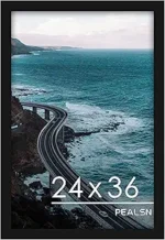 PEALSN 24x36 Poster Frame Black, Poster Frames 24