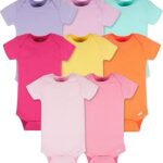 Onesies Brand baby-girls 8-pack Short Sleeve Mix