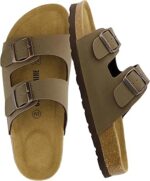 CUSHIONAIRE Lane Cork Footbed Sandals for Women –