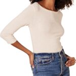 Amazon Essentials Women's Slim-Fit 3/4 Sleeve