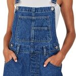 ANRABESS Overalls for Women Denim Shorts Overalls