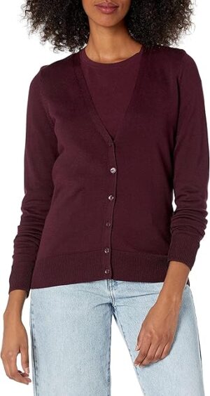 Amazon Essentials Women's Lightweight V-Neck