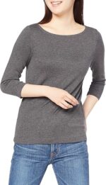 Amazon Essentials Women's Slim-Fit 3/4 Sleeve