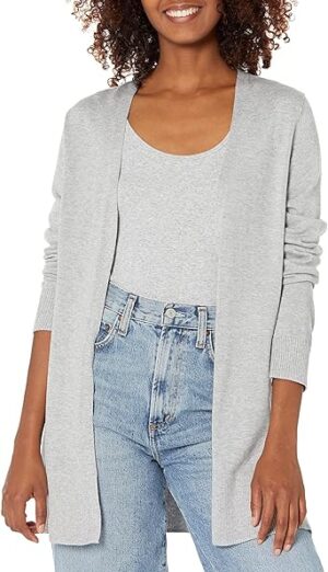 Amazon Essentials Women's Lightweight Open-Front