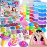 33 Cups Jumbo Slime Kit for Kids, FunKidz Premade