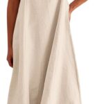 Shy Velvet Women's 2025 Summer Linen Maxi Dress