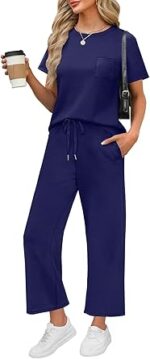 WIHOLL 2 Piece Sets for Women Casual Summer