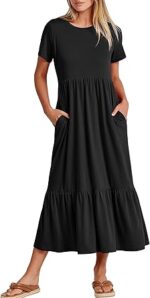 ANRABESS Womens 2025 Summer Casual Maxi Dress A