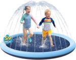 VISTOP Non-Slip Splash Pad for Kids and Dog,