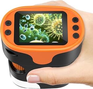 1000X Handheld Microscope for Kids 4K 2.0" Screen