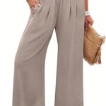 ANRABESS Womens Pants Wide Leg High Waisted