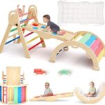 Pikler Triangle Set with Cushion, Montessori