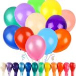 RUBFAC 120 Balloons Assorted Color 12 Inches