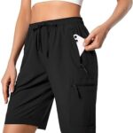 Women's Lightweight Hiking Cargo Shorts Quick Dry