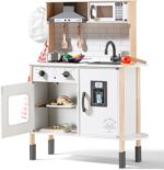 Tiny Land Play Kitchen for Kids, Wooden Kids Play