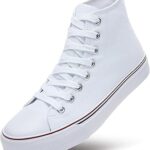 ZGR Womens High Top Canvas Sneakers,Lace-up