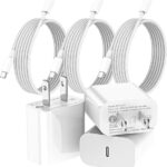 iPhone 16 15 Charger Fast Charging 3 Pack 20W USB