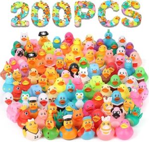 200 Pack Rubber Ducks in Bulk, Jeep Ducks for