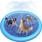 Peteast Splash Pad for Dogs & Kids - Anti-Slip