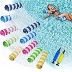 JUXIAO 5 Pack Upgrated XL Water Pool Floats,