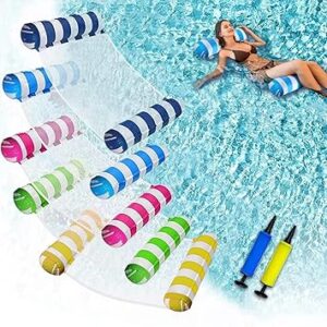 JUXIAO 5 Pack Upgrated XL Water Pool Floats,