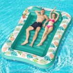 Inflatable Tanning Pool Lounger Float, Stonful