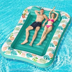 Inflatable Tanning Pool Lounger Float, Stonful