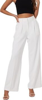 Women Office Wide High Waist Pants Loose Fit