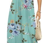 DB MOON Womens 2025 Summer Maxi Dresses Casual