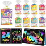 Scratch Art Party Favors for Kids: 24 Pack