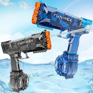 2 Pack Electric Water Guns for Kids Adults, Long