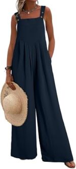 Dokotoo Women's Casual Loose Overalls Jumpsuits